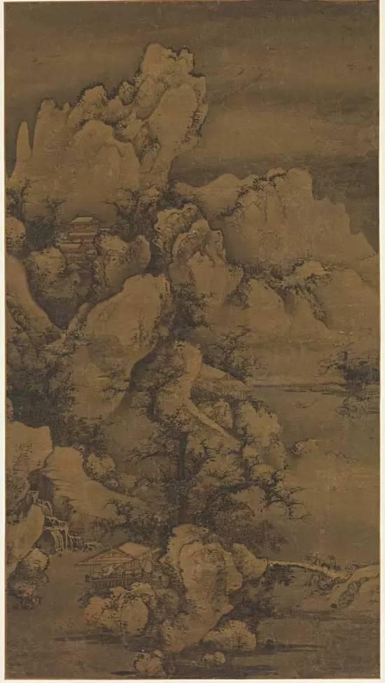 元 姚廷美《雪山行旅图》