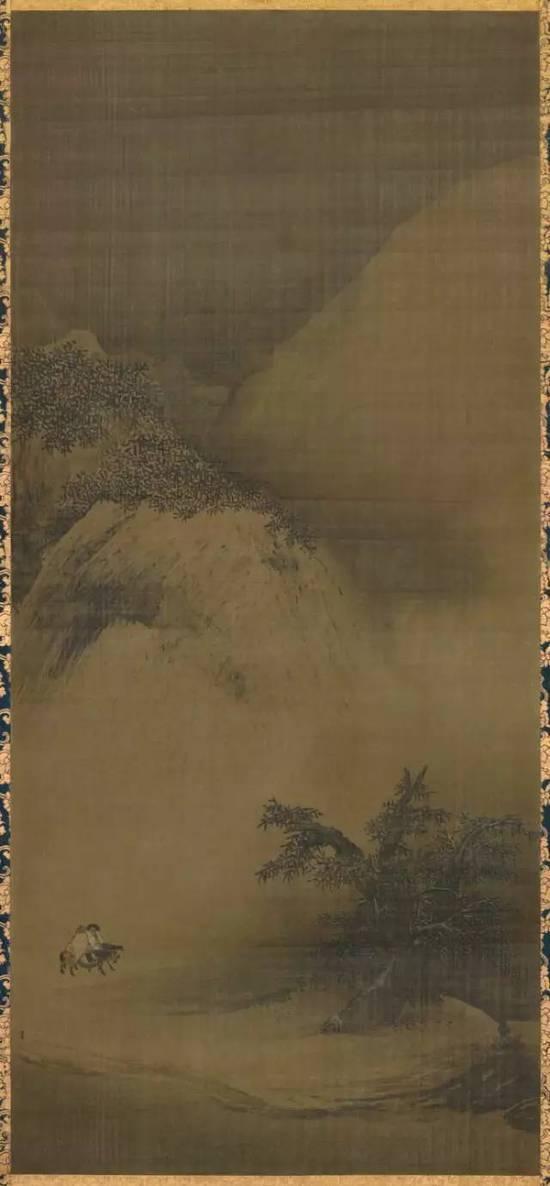南宋 梁楷《雪景山水图》