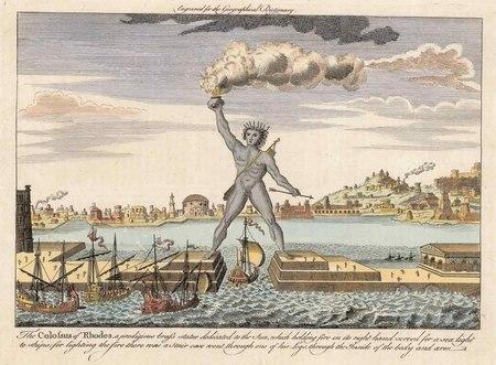 1.The Colossus of Rhodes: Lost in an Earthquake