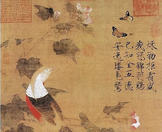 赵佶 - 芙蓉锦鸡图
