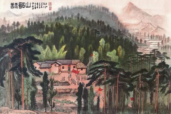 李可染(1907-1989) 革命圣地韶山
