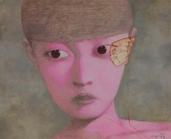 《失忆与记忆6号》(2002年,纸本油画)