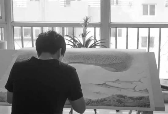 舒展计划用五六年时间创作《领域》系列