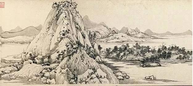 ▲黄公望《富春山居图》局部