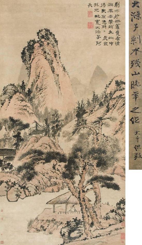 石涛,剩水残山