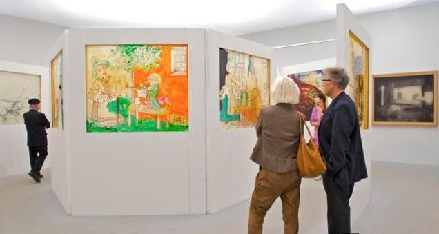 ▲ 2016年巴塞尔艺术展瑞士展会现场图