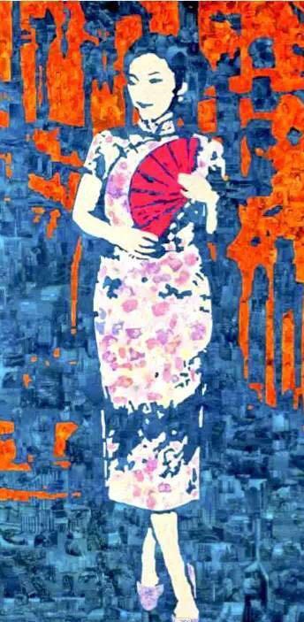 上海万达瑞华酒店 薛松《纸醉曼妙》 作品位置:大堂公共区域