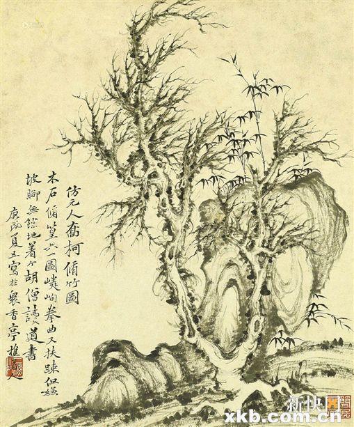 ■黎简 乔柯修竹(雅昌供图)