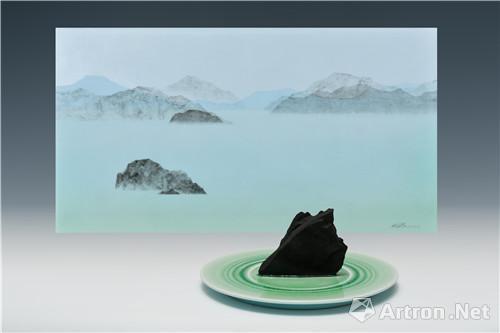 “首届青年陶艺双年展”呈现作品 沈岂厉 《河兮-南山系列之二》 瓷 86×50×90cm 2015
