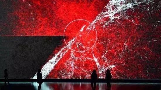 ▲ 池田亮司作品《普朗克宇宙》(Planck Universe)