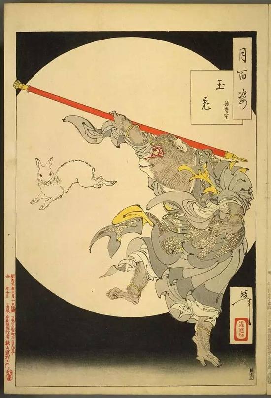 月百姿:玉兔—孙悟空