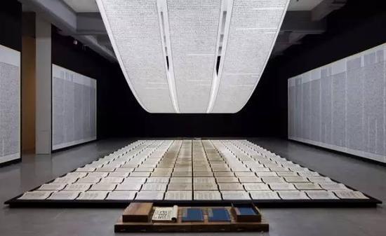 ▲ 徐冰《天书》,1987-1991年,图片来源:台北市立美术馆