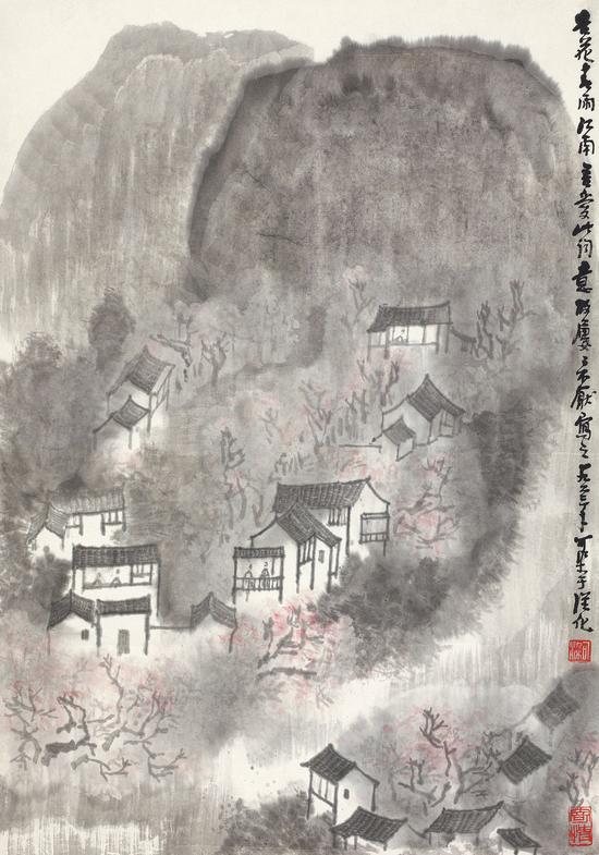 李可染《杏花春雨江南》 成交价:448.5万元