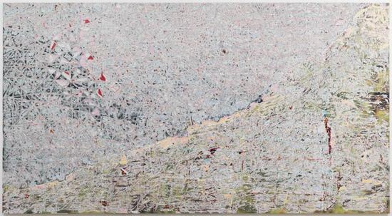 泰特美术馆收藏的马克‧布拉德福德的作品《Riding the cut vein》,2013年,图片来源:Tate