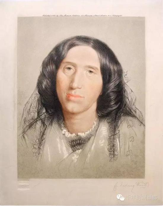▲乔治·艾略特 57.5*47.5cm 铜雕刻家:George Sidney Hunt