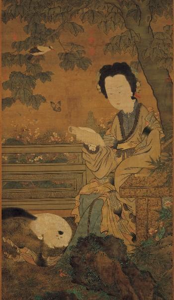 五代 周文矩 仕女图