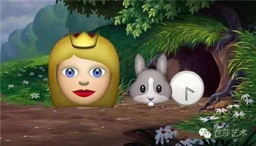 艺术家用emoji讲述《爱丽丝梦游仙境》