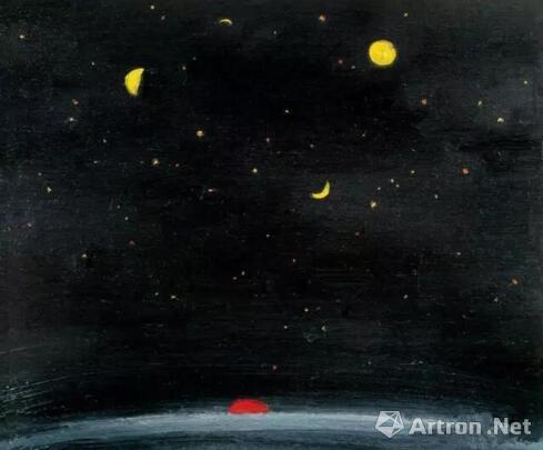 ▲吴冠中《天问》