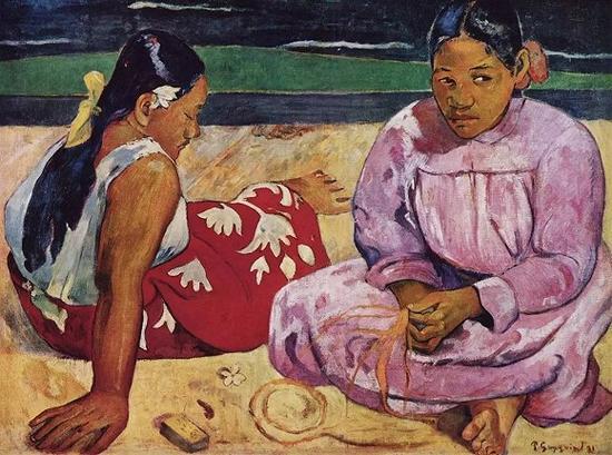 ▲Femmes de Tahiti, ou Sur la plage(沙滩上的大溪地女人)