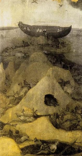搁浅在阿勒山的诺亚方舟,Hieronymus Bosch 1514