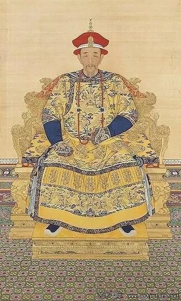 ▲郎世宁(Giuseppe Castiglione)绘制的康熙画像,图片来源:Pinterest
