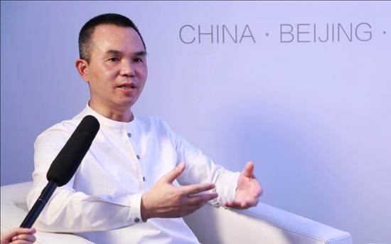 图为易居中国首席技术官、库拍创始人兼CEO彭少彬