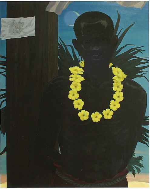 《杰米·卡托(Jemmy Cato)》,PVC板上丙烯,2012年。图片来源:大都会布劳耶分馆官网