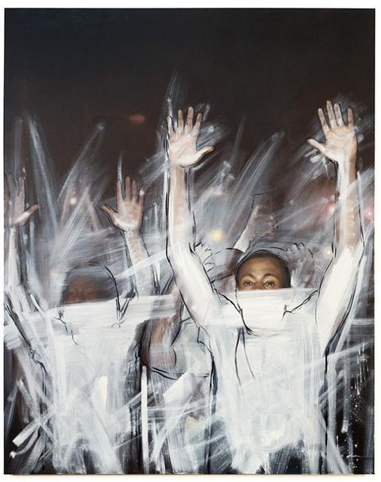 提图斯·卡法,《为了记忆的另一次战斗》(Yet Another Fight for Rememberance,2014)。图片:Courtesy Jack Shainman Gallery