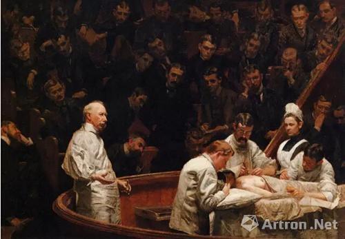 托马斯•伊肯斯《阿格纽的临床教学》 1889年