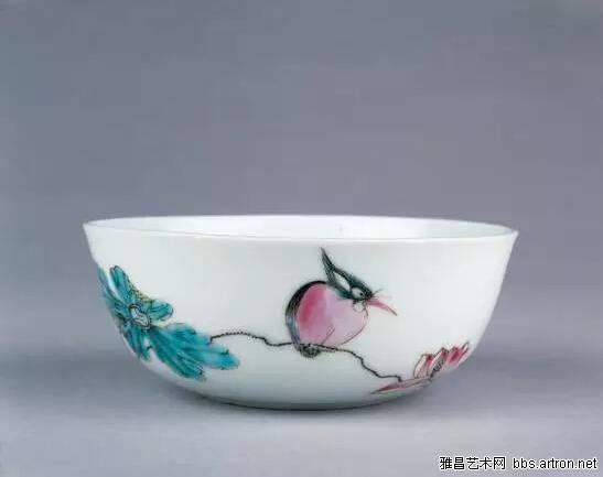 粉彩瓷碗 大英博物馆馆藏