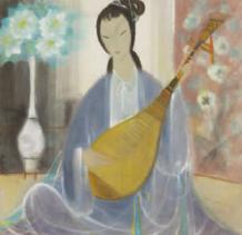 琵琶仕女 林风眠