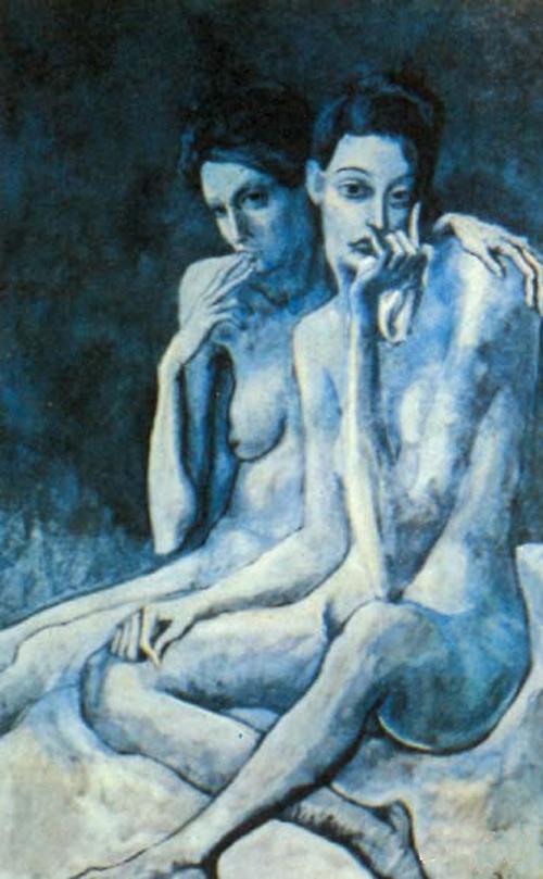 毕加索,两姐妹,1902