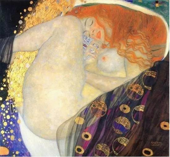 《达娜厄》, 克里姆特,1907-1908年