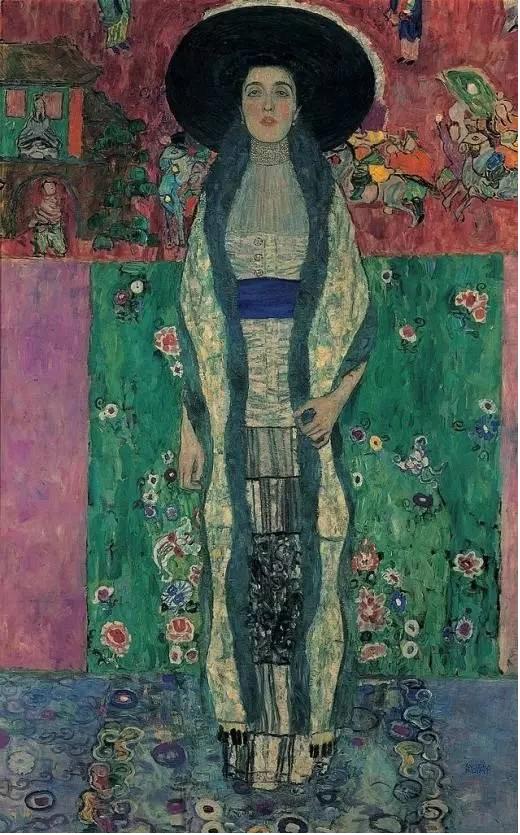 《阿黛尔2号》, 克里姆特,1912年。图片来源于网络