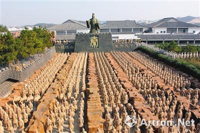 安徽山寨兵马俑群(图片来源网络)