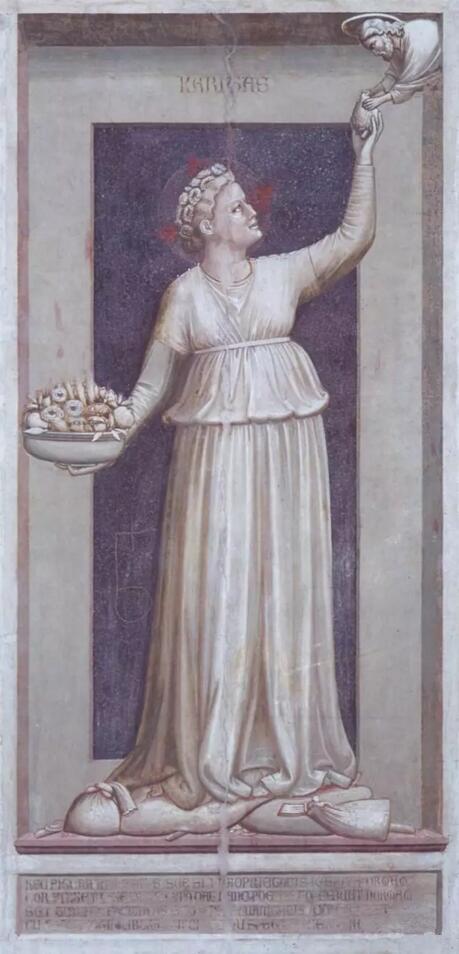 ▲乔托·迪·邦多纳《宽容》,湿壁画,55×120cm