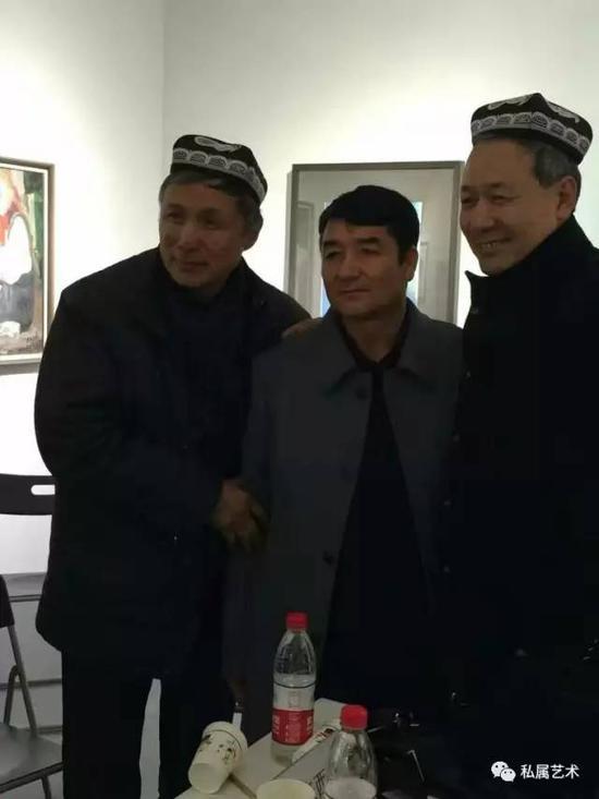 艺术家赛迪与策展人李向明、学术主持帅好