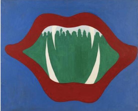 波兰画家Jerzy “Jurry” Zieliński的《丛林法则》(1976)