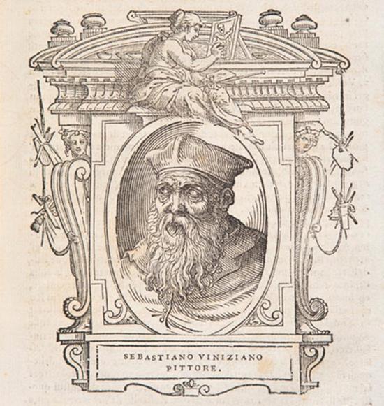 Cristoforo Coriolano,塞巴斯蒂亚诺肖像,1568年出版瓦萨里“生活的艺术家”