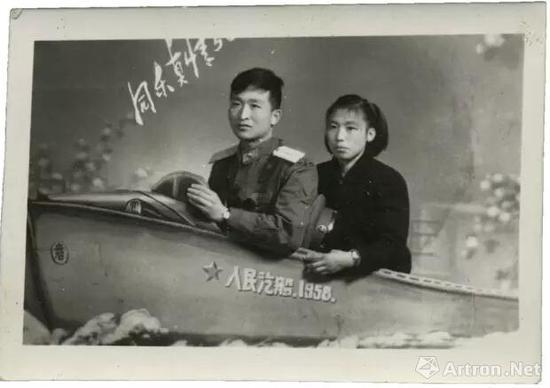 1958年,佚名照相馆,杨威收藏