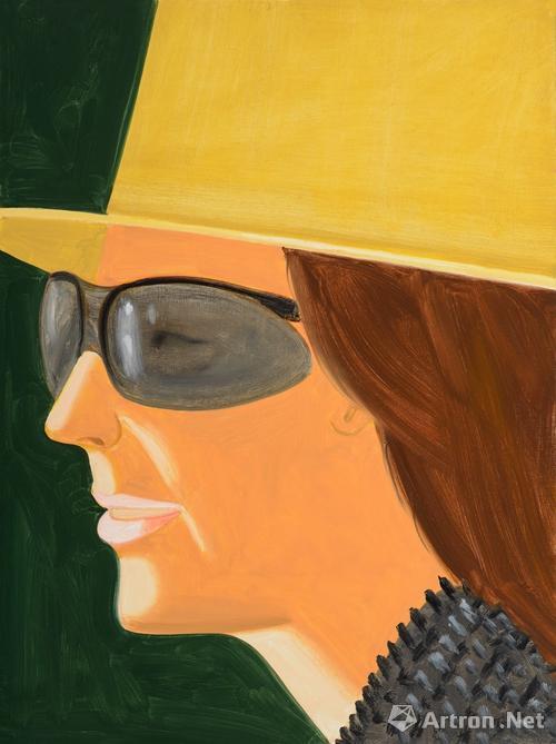 亚历克斯·卡茨的绘画《Arial》(售价35万美金)已被预定 Alex Katz Ariel 2015 Oil on linen 48 x 36 in 121.9 x 91.4 cm(版权由艺术家所有,图片由画廊提供)
