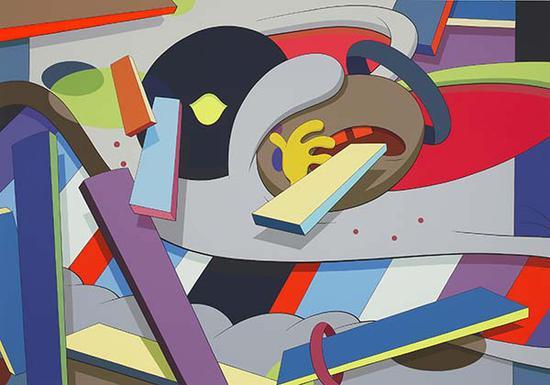 始于终点,布面丙烯,2011