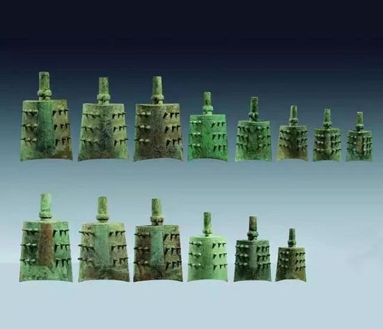 晋侯苏钟,西周厉王(前9世纪中叶),1992年山西曲沃县北赵村8号墓出土,上海博物馆藏