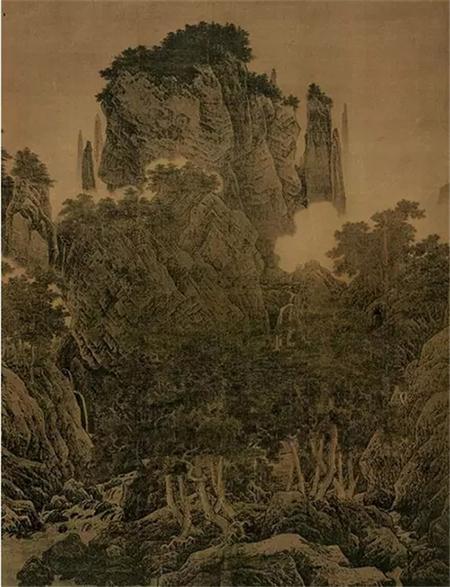 宋 李唐《万壑松风图》