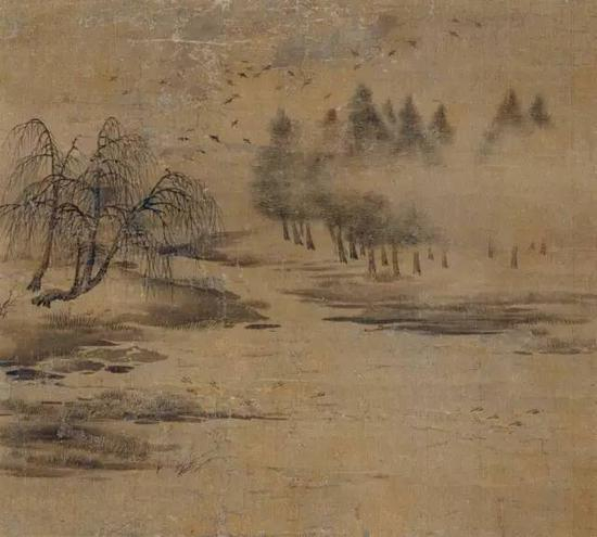 (传)北宋 赵令穰《秋塘图》