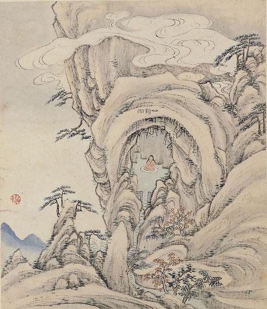 弘仁《黄山图》册
