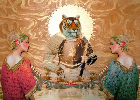 Dmming KingHarriman,《Warrior of the Sun | Tiger》。图片:Courtesy of Superfine!