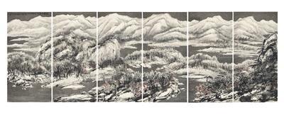 《飞雪伴春》是崔如琢目前拍卖价最高的作品,2016年保利香港春拍以3.068亿港元成交。