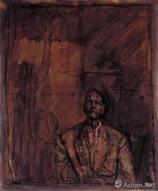 ▲ 贾科梅蒂,让·热内,1954-55