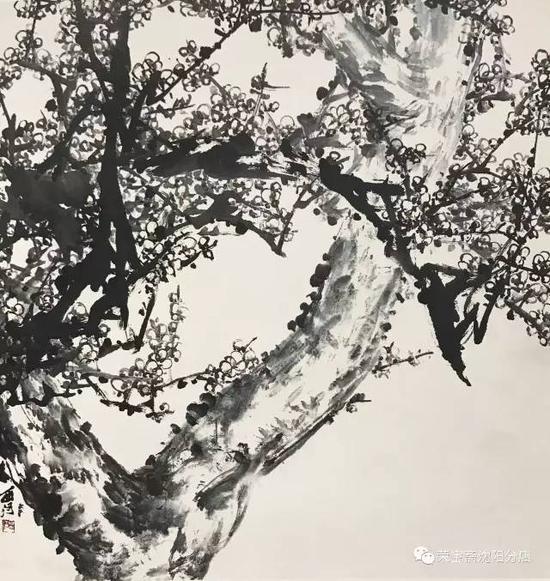 《白梅》